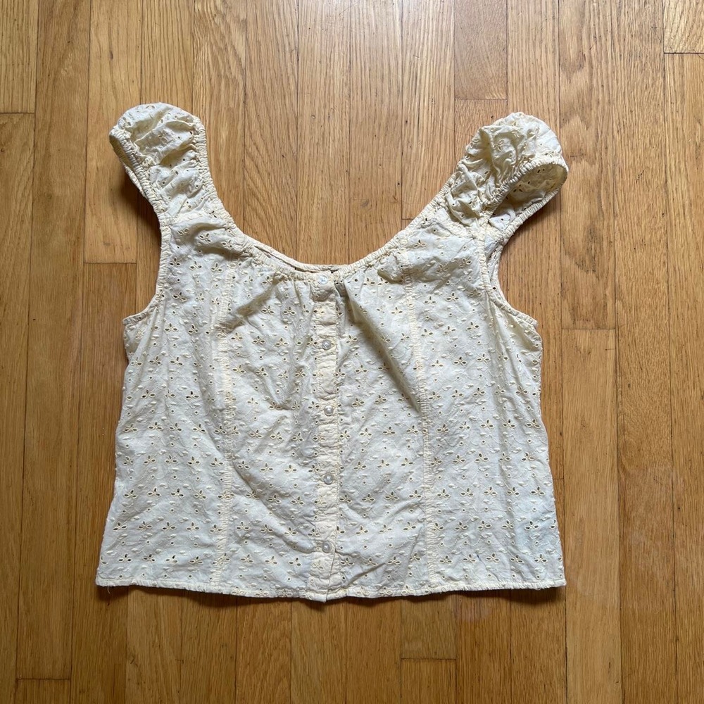 Gap Butter Yellow tank top